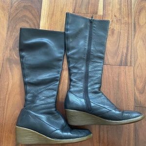 Camper Black Leather Boots